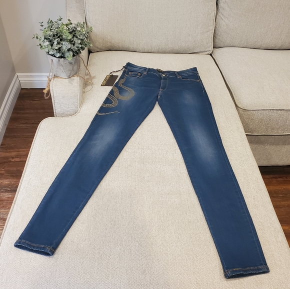 Brand new Roberto Cavalli skinny denim size 40 2 4 - Picture 2 of 15